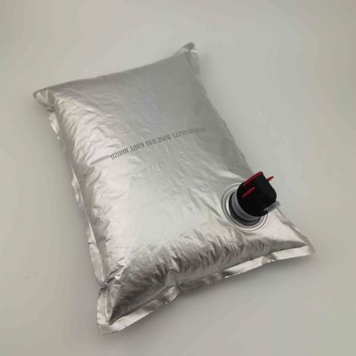 纯铝镀铝复合材质BIB盒中袋矿泉水无菌阀门袋高档水红酒白酒盒中袋