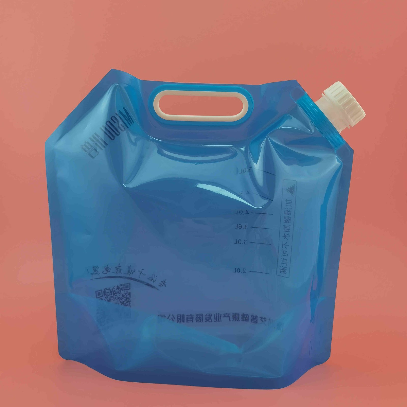 厂家定制1-20L大口径33mm液体吸嘴袋水袋精酿啤酒包装袋可定制LOGO