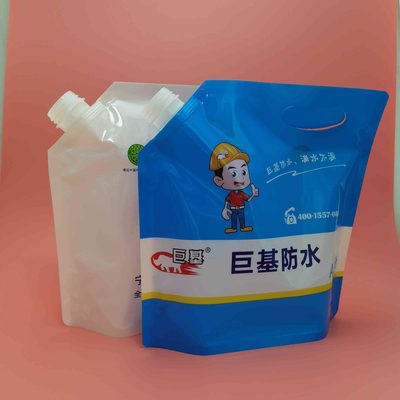 厂家直供5升便携式可手提自立吸嘴水袋大容量液体包装袋日化化工用可定制