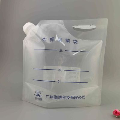 10L液体吸嘴袋水样采集袋口径大小多规格透明自立袋便携水袋食品级可定制logo