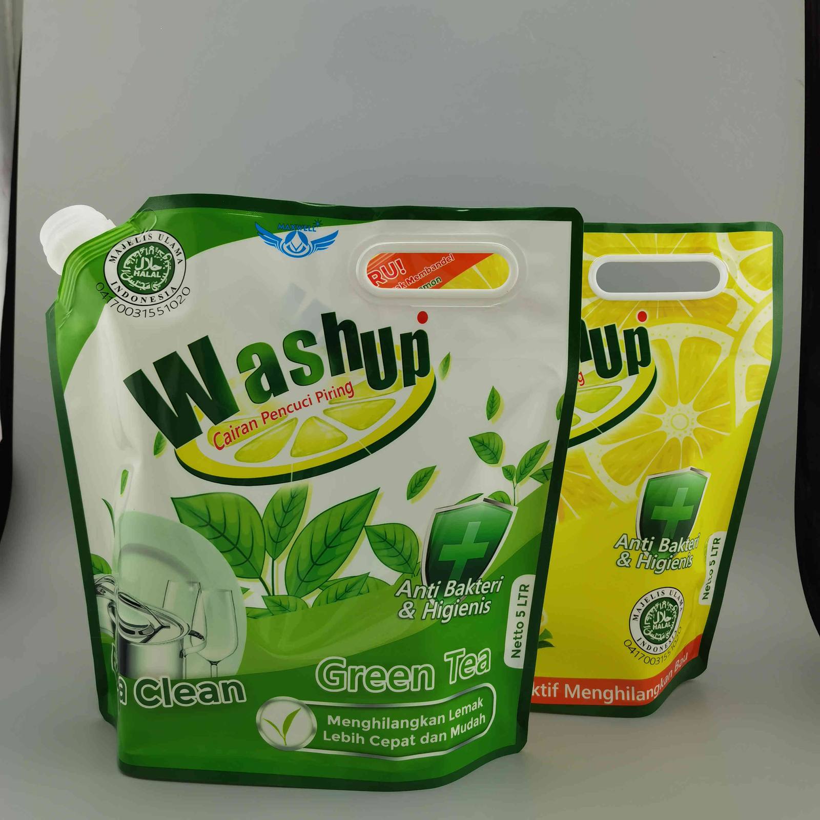 Custom Packaging Pouch 5 L with Spout, Small-Mouth for Dish Soap
