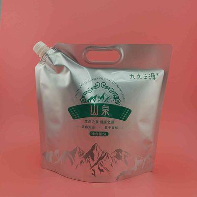 1-10L手提手柄液体包装袋定制豆浆牛奶铝箔复合软包装袋自立吸嘴袋