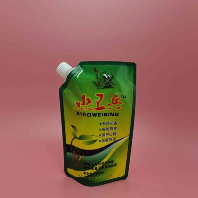 500ML吸嘴自立袋化工用液体肥料农用除草剂植物营养液体包装袋