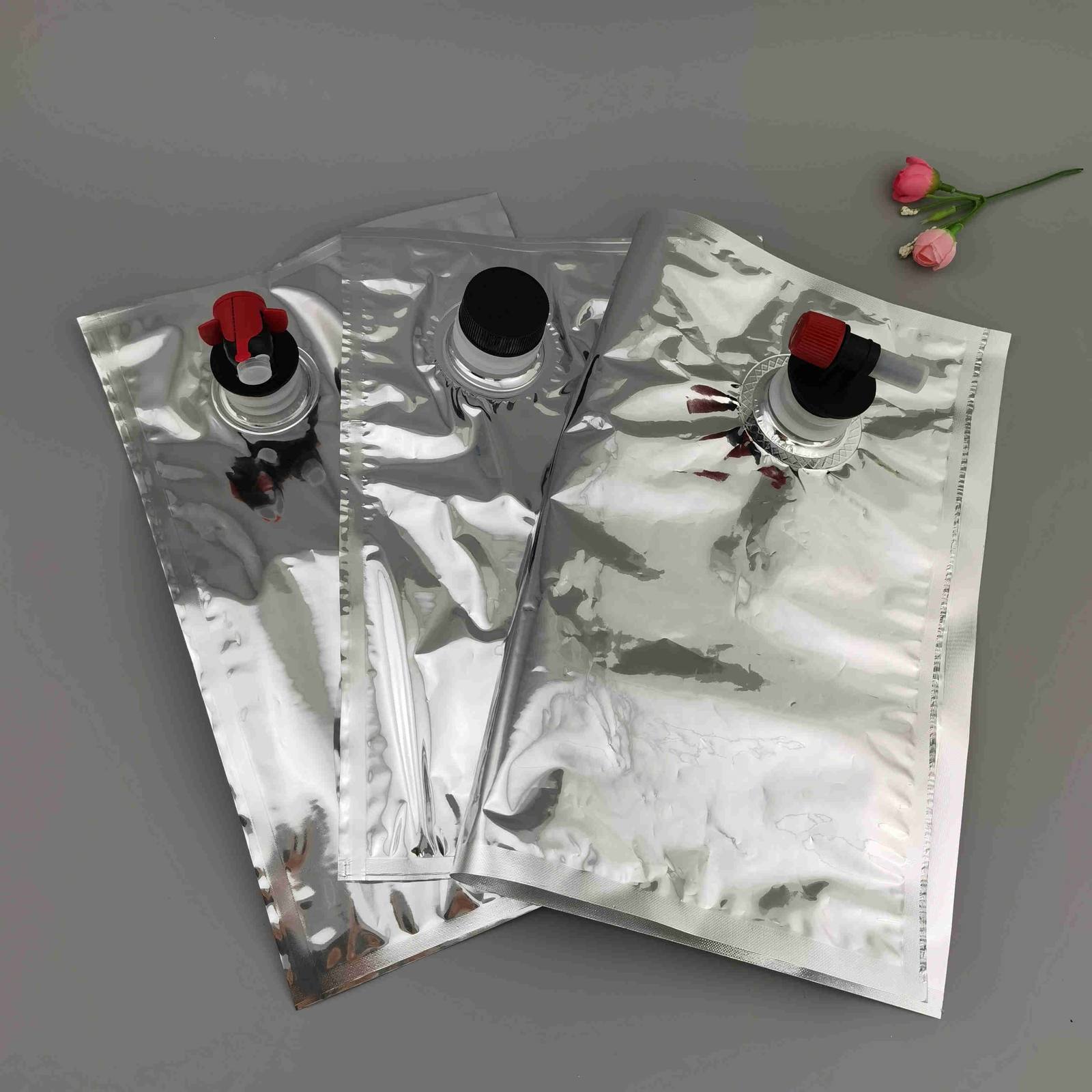 厂家供应BIB阀门盒中袋20L透明液体包装袋食用油红酒酱料包装袋