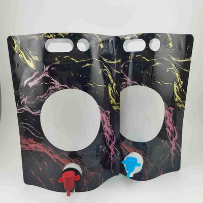 Custom Bag-in-Box 3 L with Butterfly Valve for Juice Drinks