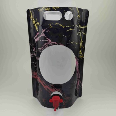 Custom Foil Stand-up Pouch 1–5 L for Red Wine