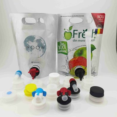 Custom Stand-up Pouch 5 L with Valve and Spout for Juice and Red Wine
