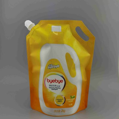 厂家500g通用现货洗衣液袋子日化产品包装袋吸嘴自立洗衣液包装袋