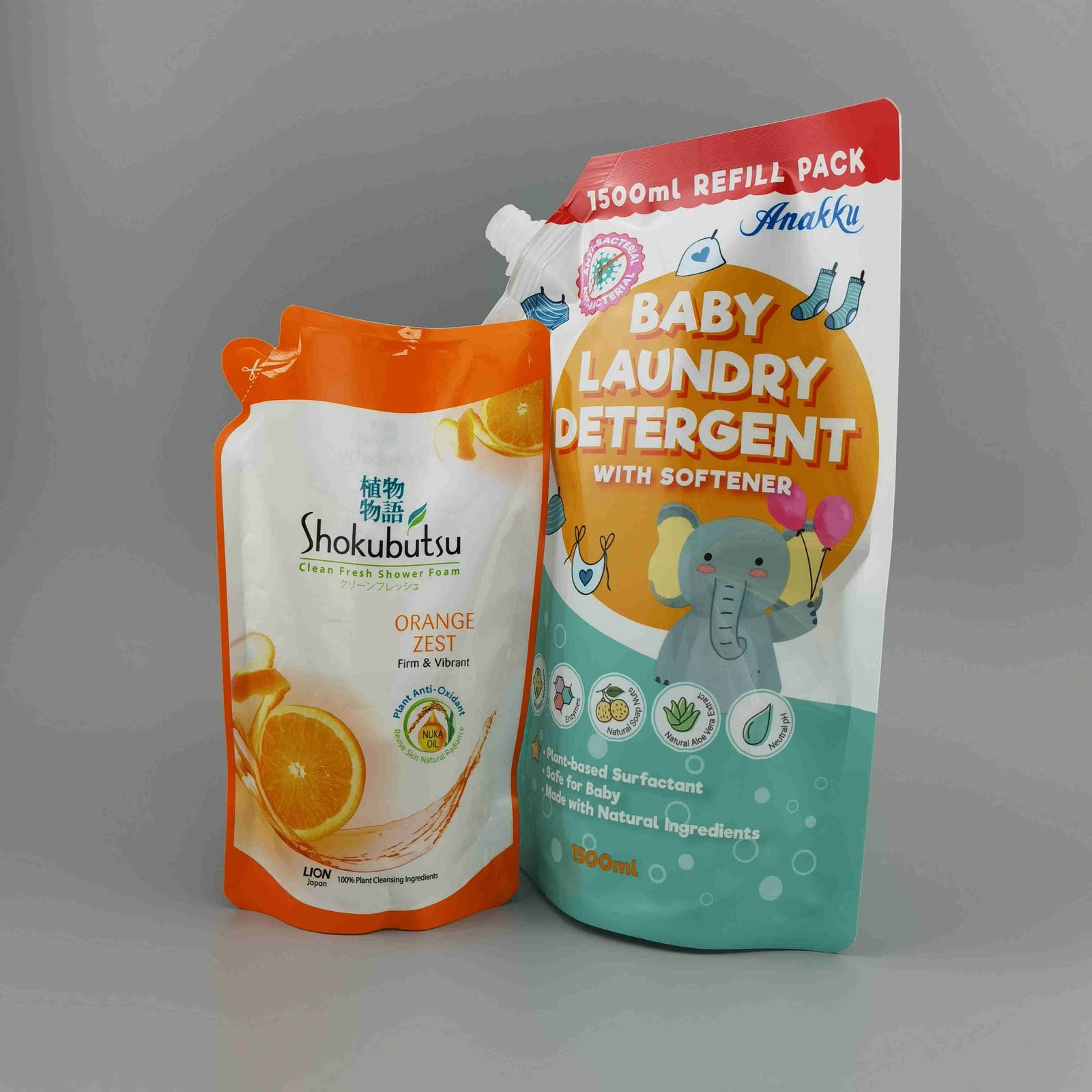 Custom Laminated Stand-up Spout Pouch 1–1000 ml for Laundry Detergent