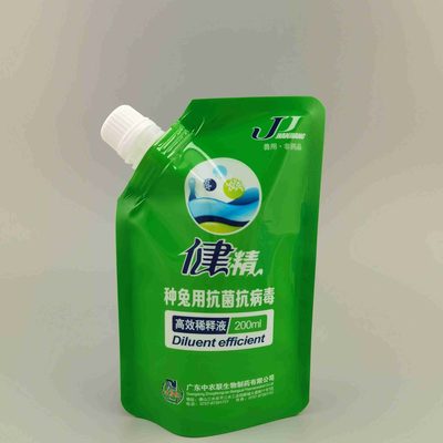 300ml除菌消臭液吸嘴袋抗菌消毒水袋厂家定做洗手液补充替换袋