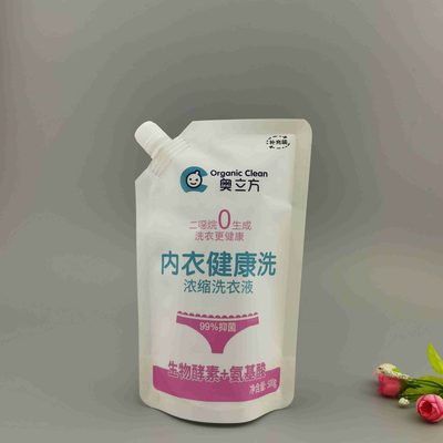 Custom Stand-up Pouch 1–1000 ml with Spout for Laundry Detergent