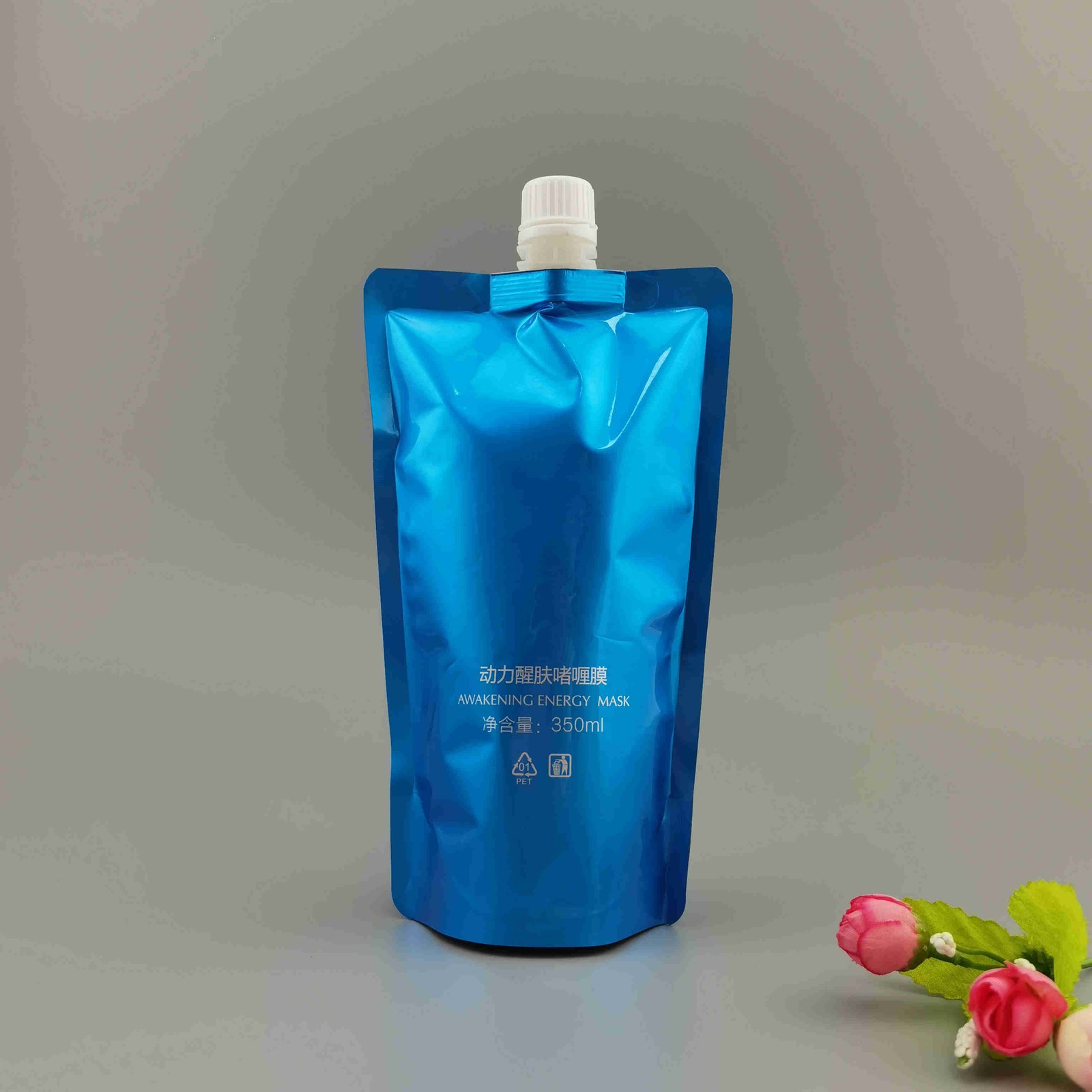 Custom Food-Grade Spout Pouch 380 ml for Hydrogen-Rich Water