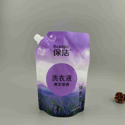 Custom Foil Stand-up Pouch 1–1000 ml with Spout for Laundry Detergent