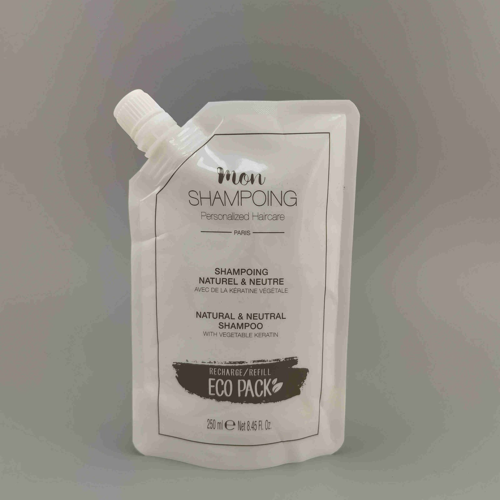 奶白PE自立吸嘴包装袋小口径日化类洗护用品袋洗发水身体乳液体包装袋