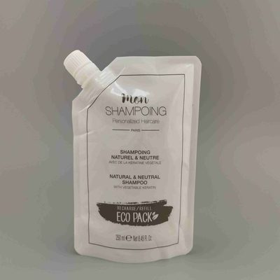 奶白PE自立吸嘴包装袋小口径日化类洗护用品袋洗发水身体乳液体包装袋