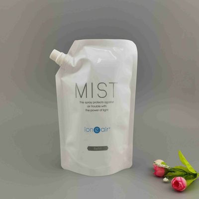 Custom Transparent Beverage Pouch 1–1000 ml with Spout for Soy Milk