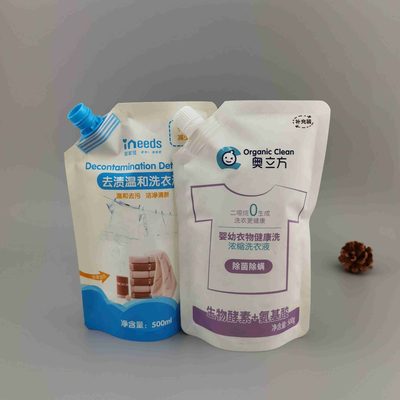 Custom Stand-up Pouch 1–1000 ml with Spout for Laundry Detergent