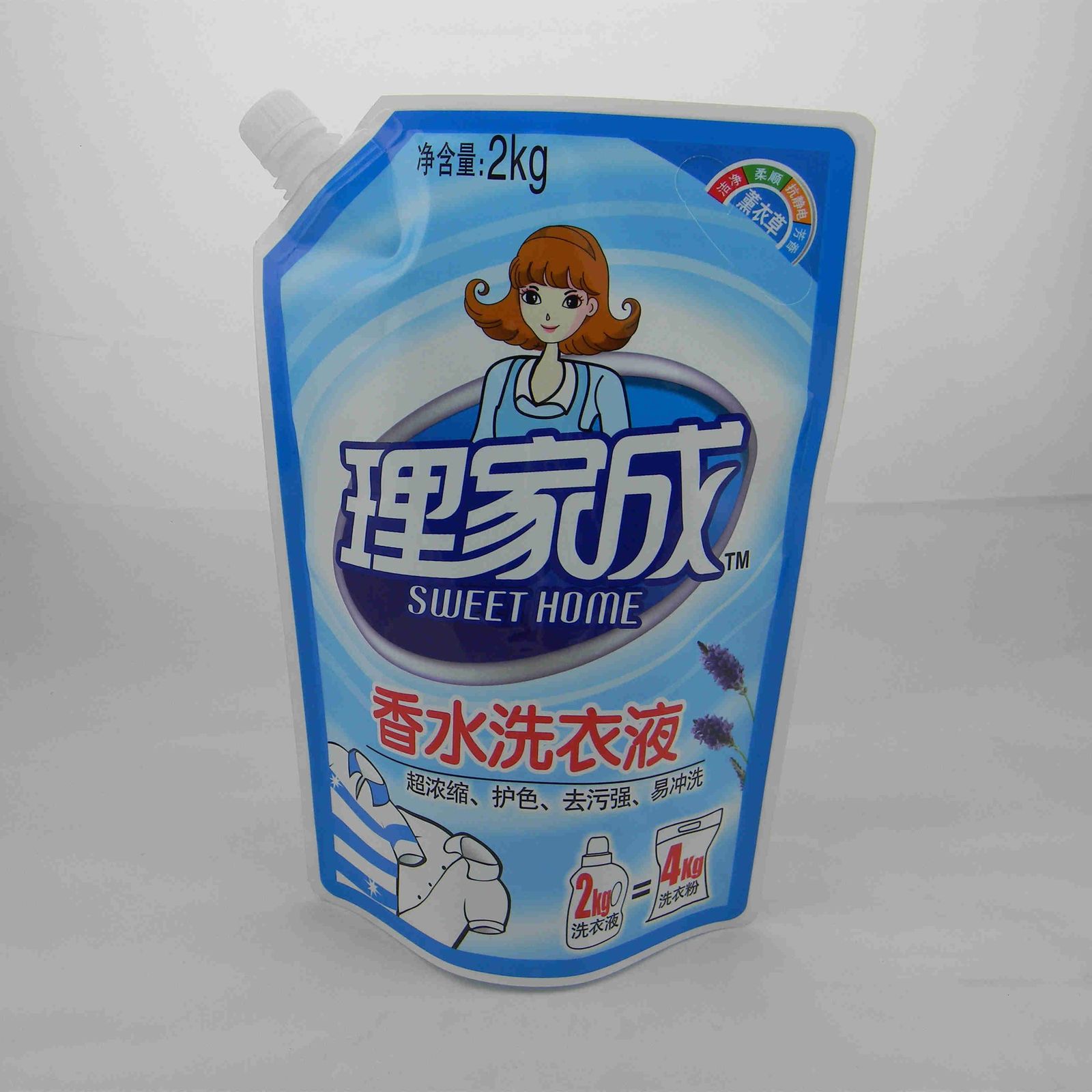 自立吸嘴包装袋家用洗衣液吸嘴袋塑料液体通用包装袋厂家定制