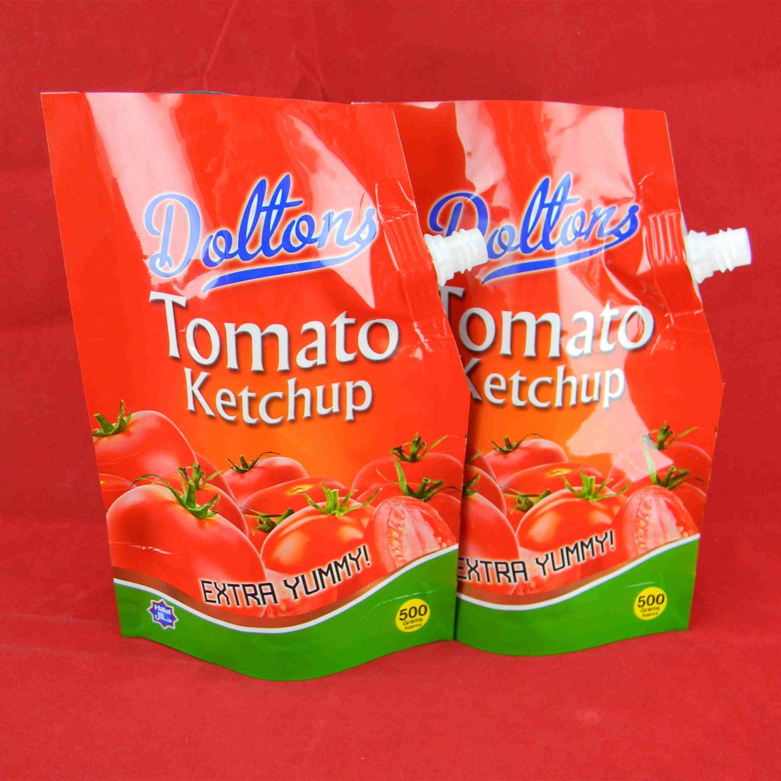 Custom Foil Spout Pouch 1–1000 ml for Tomato Sauce and Jelly