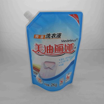 洗衣液补充赠送装包装袋1-5kg日化洗涤通用自立吸嘴包装袋
