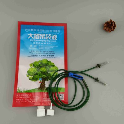 防漏可挂式树体输液吊针袋绿色环保大树输液袋植物营养液吸嘴袋