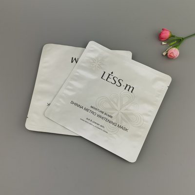 Custom Pure-Aluminium Three-Side-Seal Pouch for Sheet Mask