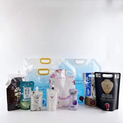 Custom Stand-up Spout Pouch 5 L with Valve for Drinking Water