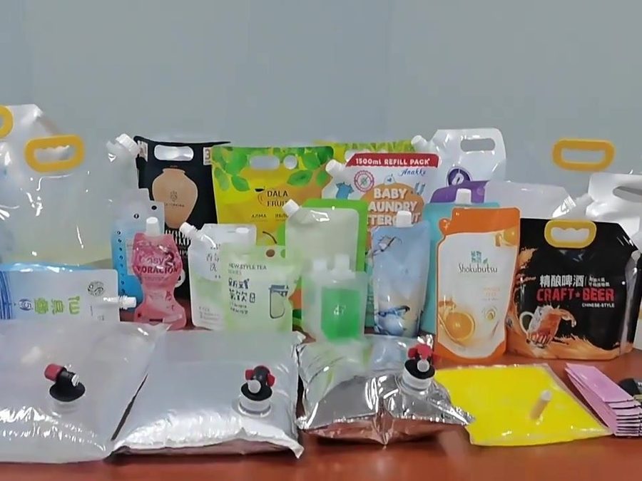 Custom Large-Capacity Laundry Detergent Spout Pouch for Refill Packs